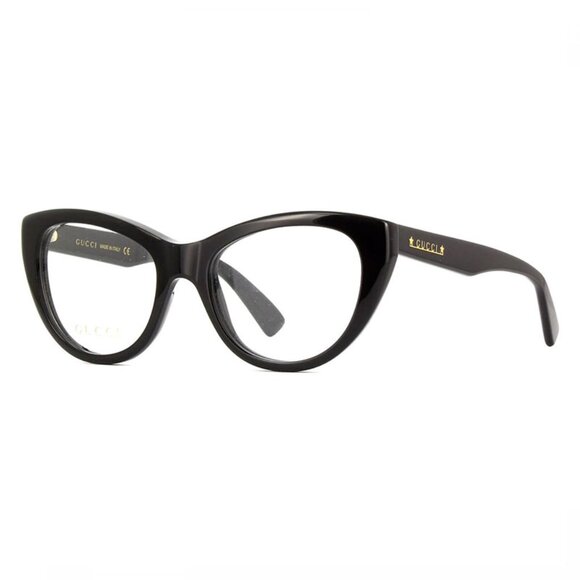NEW GUCCI CAT EYE EYEGLASSES GUCCI GG1172O 001 BLACK CLEAR EYEWEAR - Picture 1 of 3